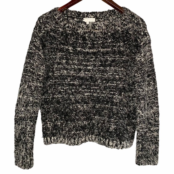1. State Fuzzy Eyelash Pullover Sweater - Picture 1 of 7